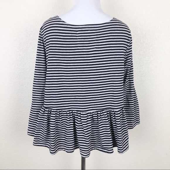 ‼️CLEARANCE‼️ Free People We the Free Striped Peplum Top - Picture 5 of 8